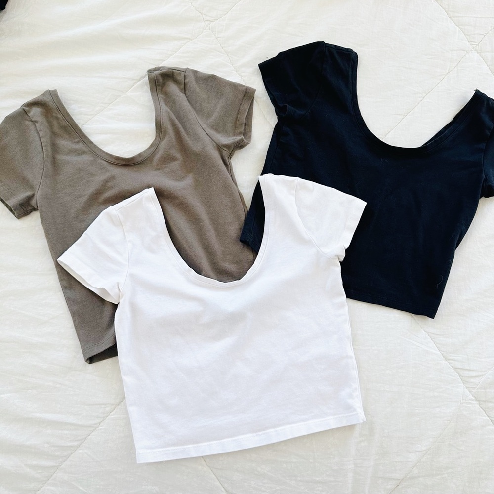 Bundle of 3 Atmosphere Crop Tops